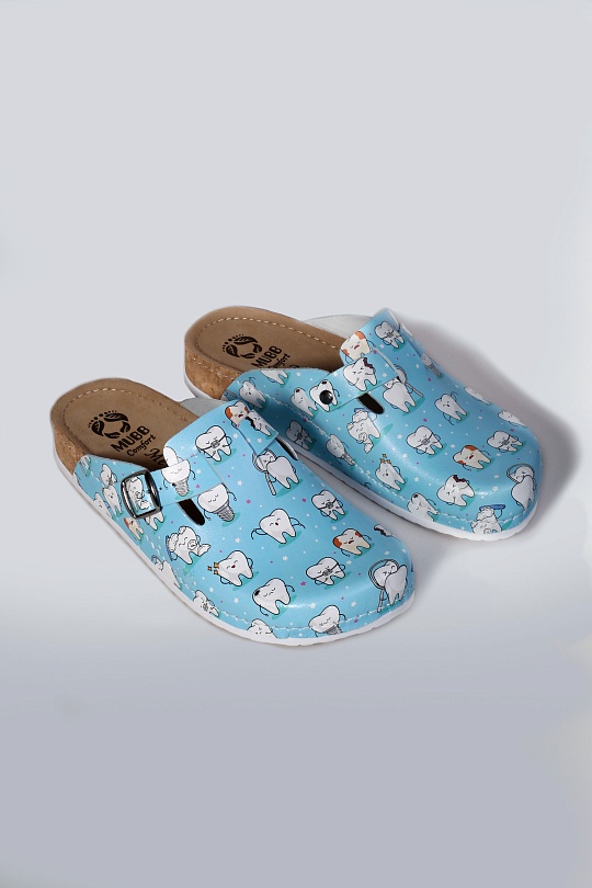 8118-21 Кожа Принт Сабо Denta Blue